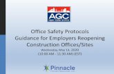 Office Safety Protocols Guidance for Employers Reopening ......Emergency Paid Sick Act (EPSLA) •Provides two weeks (up to 80 hours) of paid sick leave at the employee’s regular
