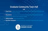 Graduate Community Town Hall - University of …...free Internet Essentials resources for remote learning. Charter Spectrum Broadband is also offering free service. Also, please know