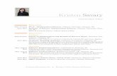 Kristen Savary – Curriculum Vitae - Clemson Universityksavary.people.clemson.edu/cv.pdf · KristenSavary Curriculum Vitae Education 2017–Present Ph.D.,MathematicalSciences,Clemson