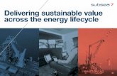 Delivering sustainable value across the energy lifecycle · the field design, we are able to enhance the monitoring, maintenance, intervention and reliability of the subsea system