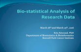 March 18 thand March 25 , 2016 Kris ... - Cancer Treatment · March 18th thand March 25 , 2016 Kris Attwood, PhD Department of Biostatistics & Bioinformatics Roswell Park Cancer Institute