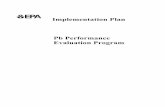 Implementation Plan Pb Performance Evaluation Program · Pb-PEP Implementation Plan Section 1 Date:7/25/09 Page: 2 of 5 DRAFT • Pb-Performance Evaluation Program (Pb-PEP)-The implementation