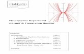 Mathematics Department AS and IB Preparation …fluencycontent2-schoolwebsite.netdna-ssl.com/FileCluster/...Mathematics Department AS and IB Preparation Booklet Contents: Introduction