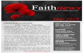 Faithnews - Eldridge United Methodist Church · 5/5/2019  · 10:00 a.m. – 1:00 p.m. SAVE THE DATE! While this V S will be run by the MUMM (Mobile United Methodist Mis-sionaries)