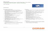 LRT GFTM Pb-free - Osram · LRT GFTM MULTILED Enhanced optical Power LED (ThinFilm / ThinGaN) Lead (Pb) Free Product - RoHS Compliant Released 2015-04-27 1 Besondere Merkmale •