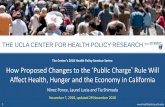 How Proposed Changes to the Public Charge Rule Will Affect Health ...€¦ · THE UCLA CENTER FOR HEALTH POLICY RESEARCH How Proposed Changes to the ‘Public Charge’ Rule Will