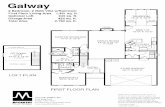 01 Layout Layout - McCarthy Builder · 2020-01-30 · Galway 2 Bedroom, 2 Bath Villa w/Sunroom OPTIONAL FIREPLACE GREAT ROOM 1 X 21 10' CEILING SUNROOM 12-0" x 12-0" First Floor Living