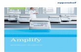 Amplify - לומיטרון | Lumitron · 2017-12-30 · Amplify New from Eppendorf: Mastercycler nexus X1. Do not let poor instruments compromise your PCR results. Eppendorf blocks