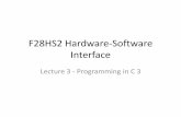 F28HS2 Hardware-Software Interface - HWgreg/courses/F28HS2 BSc Hardware... · 02 b 01 b 00 0 10 20 30 40 50 . Raspberry Pi GPIO •to set pin to input or output •set bits in corresponding