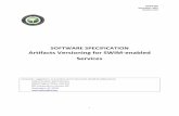 SOFTWARE SPECIFICATION Artifacts Versioning for SWIM … · SWIM‐005 December, 2015 Version 1.0.0 i SOFTWARE SPECIFICATION Artifacts Versioning for SWIM‐enabled Services Comments,