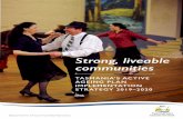 Strong, liveable communities · 2019-06-18 · STRATEGY 2019–2020. Strong, liveable ... Partnership Agreement on Improving Health Services in Tasmania, have : committed the Department