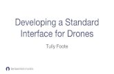 Developing a Standard Interface for Drones · 2017-12-14 · mav_tools. Canonical Message Set Canonical Message Set What to communicate Message Format & Definition Agreement on how