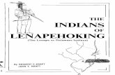 OF LENAPEHOKING Indians of...civilization in Mexico, Chavin culture in Peru. Early Woodland period. Mound-builder cultures in Ohio Valley. Adena traders br-ing exotic trade goods to