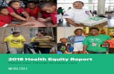 2018 Health Equity Report · 4 2018 Health Equity Report: Patient Care Through An Equity Lens Patient data creates equity framework Epidemiologists who focus on health equity have