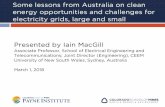 Some lessons from Australia on clean energy opportunities ......2018/03/01  · Some lessons from Australia on clean energy opportunities and challenges for electricity grids, large
