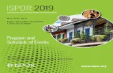 ISPOR 2019 · ispor 2019 may 18-22 | new orleans, la, usa monday, may 20, 2019 continued 12:00pm – 2:00pm break, exhibits & research poster presentations viewing - session 1 12:15pm