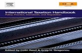 International Taxation Handbook - Tripodeduart0.tripod.com/sitebuildercontent/sitebuilder... · International Taxation Handbook Policy, Practice, Standards, and Regulation Edited