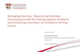 Managing Diversity, Maximizing Potential: …elfasia.org/2010/Carmelheah.pdfManaging Diversity, Maximizing Potential: Harnessing eUreka for Solving Logistics Problems and Enhancing