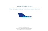 FAA Safety Team FAASTeam Representative Manual · FAA Safety Team FAASTeam Representative Manual Record of Revisions Revision R1 Dated 08/22/2013 AFS-850-M-1 Revision R2 Dated 08/13/2015