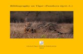 Bibliography on Tiger (Panthera tigris L.) · Singh and Dr. Prajna Paramita Panda for sharing some important references on tiger. Mr P.K. Sen, Dr Jagdish Kiswan, Mr Vivek Menon, Mr