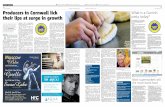 Producers in Cornwall lick their lips at surge in growth · Cornish Pasty by Sainsbury3s and a Taste The Difference Cornish Pasty, as well as fresh Rowe3s pas-ties on concession stands.