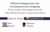 from Color Management to Omnidirectional Superresolutionwebdav.is.mpg.de/pixel/workshops/mlmcp-nips2011/slides/... · 2012-01-13 · Color Management • For each device, characterize