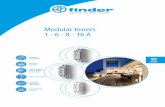 Modular timers 1 - 6 - 8 - 16 Adocs.rs-online.com/cb77/0900766b816d5291.pdfElectrical life cycles 100 · 106 Ambient temperature range °C –20…+50 Protection category IP 20 Approvals
