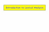 Introduction to Lexical Analysis - Uppsala Universityuser.it.uu.se/~kostis/Teaching/KT1-11/Slides/lecture02.pdf · 2011-10-28 · Two important points: 1. The goal is to partition