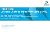Flood Risk: Lessons Learned from Hurricane Sandy · Lessons Learned from Hurricane Sandy Casualty Actuarial Society 2013 Seminar on Reinsurance Southampton, Bermuda June 6-7, 2013