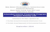 Amended Interim Financing Program Project Priority List · Funding in the New Jersey Environmental Infrastructure Financing Program Overview – The New Jersey Environmental Infrastructure