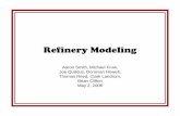 Refinery Planning Presentation - University of Oklahoma Planning...HydrocrackingModel y = 0.84165e 0.00096x R2 = 0.99872 y = 0.91507e 0.00099x R2 = 0.99903 y = 1.03077e 0.00102x R2
