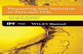 Processing and Nutrition of Fats and Oils€¦ · Processing and nutrition of fats and oils / Ernesto M. Hernandez and Afaf Kamal-Eldin. pages cm Includes bibliographical references