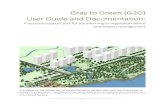 GrayGGrraayyGray to Green ttoo GGrreeeenn to Green (G2G ... · The Gray to Green (G2G) decision support tool is a GIS-based toolkit that guides users in transitioning: • From conventional