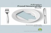 Arlington Food Insecurity3. Household employment/underemployment is largest factor affecting food insecurity. a. Among low-income residents with food insecurity, unemployment and underemploy