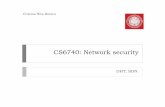 CS6740: Network security · K38 K30 N8 10 DHTs . How to Perform Key Lookup ! Assume that each node knows only how to contact its ... background to update successor pointer and finger