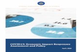 COVID19: Economic Impact Responses Assessment and Policy · Impact on China Economists are expecting a significant slowdown in China’s economic growth. According to OECD report