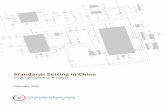 Standards Setting in China - US-China Business Council · Standards Setting in China Challenges and Best Practices February 2020 Author Jack Kamensky Editor Erin Slawson