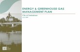 ENERGY & GREENHOUSE GAS MANAGEMENT PLAN · Greenhouse gas emissions (GHGs) - air emissions that contribute to the greenhouse effect (global warming). Some greenhouse gases occur naturally