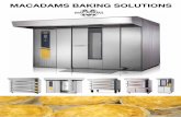 MACADAMS BAKING SOLUTIONS - Bakery Engineersbakeryengineers.com.au/wp-content/uploads/2016/09/Rack... · bearings, fans, seals etc. eminds when a service is due. ofile Baking Infinite
