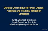 Ukraine Cyber-Induced Power Outage: Analysis and Practical …prorelay.tamu.edu/wp-content/.../1-UkraineCyber_6774_DW_3113_20… · 01-04-2017  · • Targeted more than 50 substations