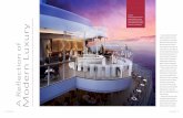 Sunset Bar Reflection’s Modern Luxury · modern cruising “firsts,” including the industry’s first-ever application of solar technology. The class also marked debut of The