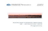 AUCKLAND FINANCE MEETING - ACFR - ACFR · The Sky Lounge is situated 182 metres above Auckland City in the Sky Tower. When you arrive you come down the escalator in Sky City and through