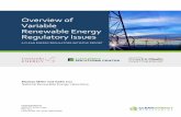 Overview of Variable Renewable Energy Regulatory Issues · Overview of Variable Renewable Energy Regulatory Issues . A CLEAN ENERGY REGULATORS INITIATIVE REPORT . ... February 2014