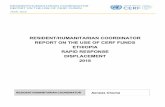 RESIDENT/HUMANITARIAN COORDINATOR REPORT ON THE USE …€¦ · The humanitarian situation in Ethiopia continues to be exacerbated by a range of factors, natural and manmade disasters,