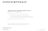Autosave Safety Spa Cover Owner’s Manual€¦ · Automatic Chlorinator (Consult your pool company for use) ... unnecessarily can cause injury and increases the risk of damage to