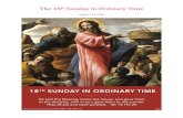The 18th Sunday in Ordinary Time - 2020 Au… · we give you thanks for your great glory, Lord God, heavenly King, O God, almighty Father. Lord Jesus Christ, Only Begotten Son, Lord