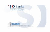 CMSR and SID bank presentation ENG - GZS · 2016-06-08 · Slovenian export company for insuring and financing Slovenian export. • Transformation to national Export and Development