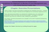 Chapter Overview Presentations...After reviewing the Chapter 2 Tutorial you should… • Understand the basics of the ADOT Development Process and the information prepared at each