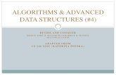 ALGORITHMS & ADVANCED DATA STRUCTURES (#4)€¦ · Designing algorithms 2 1st Technique: Divide and conquer Divide the problem into a number of sub-problems. Conquer the sub-problems