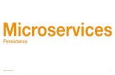 Microservices · Data is the hardest part in microservices — CRUD (Create, Read, Update, Delete) is often not enough for microservices — You cannot do ACID (atomicity, consistency,
